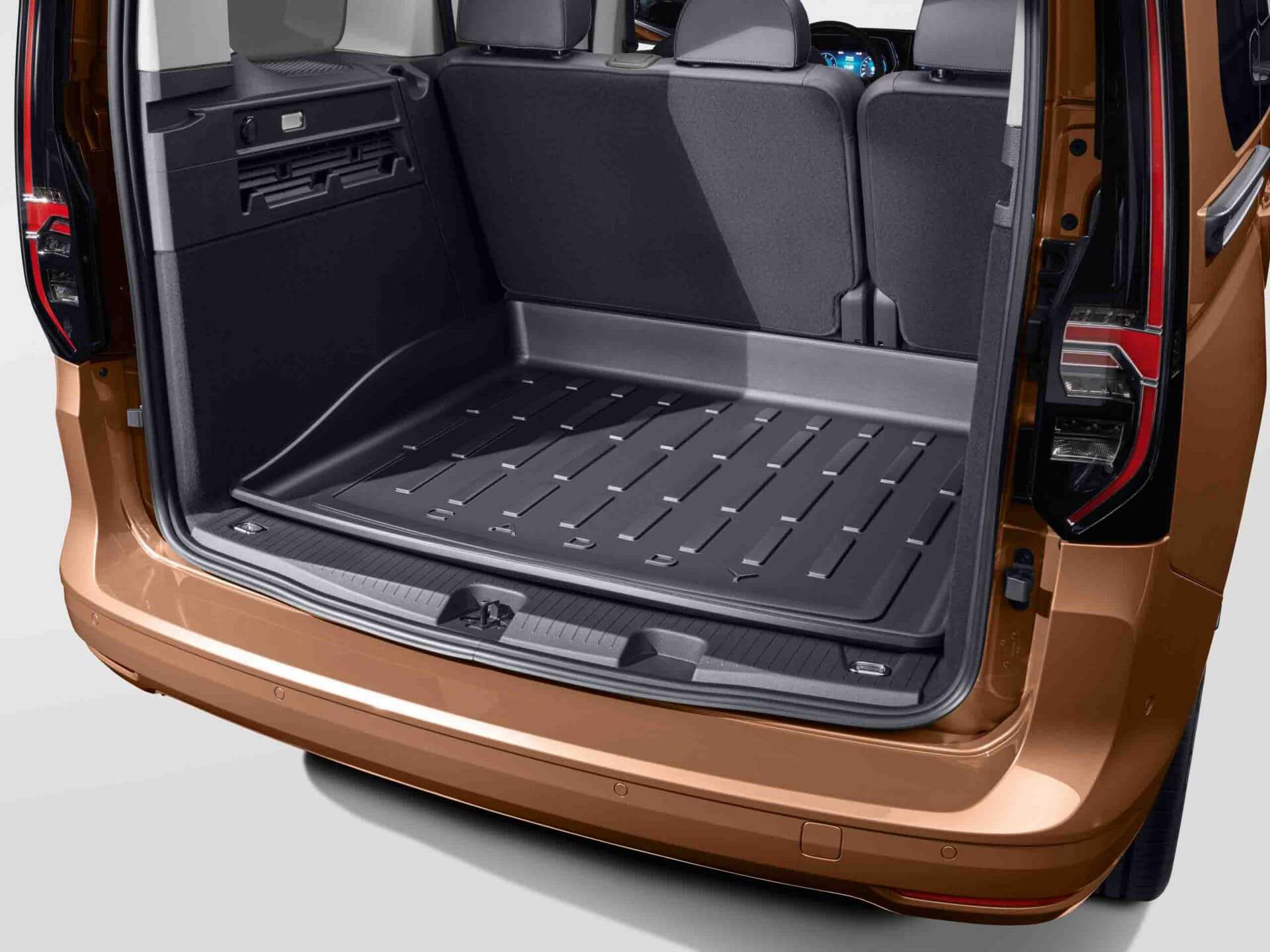 Luggage compartment tray