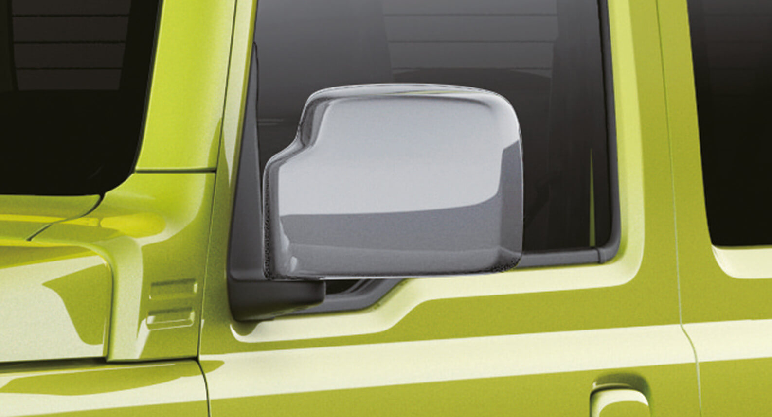 Jimny - Silver Door Mirror Cover (3-Door)