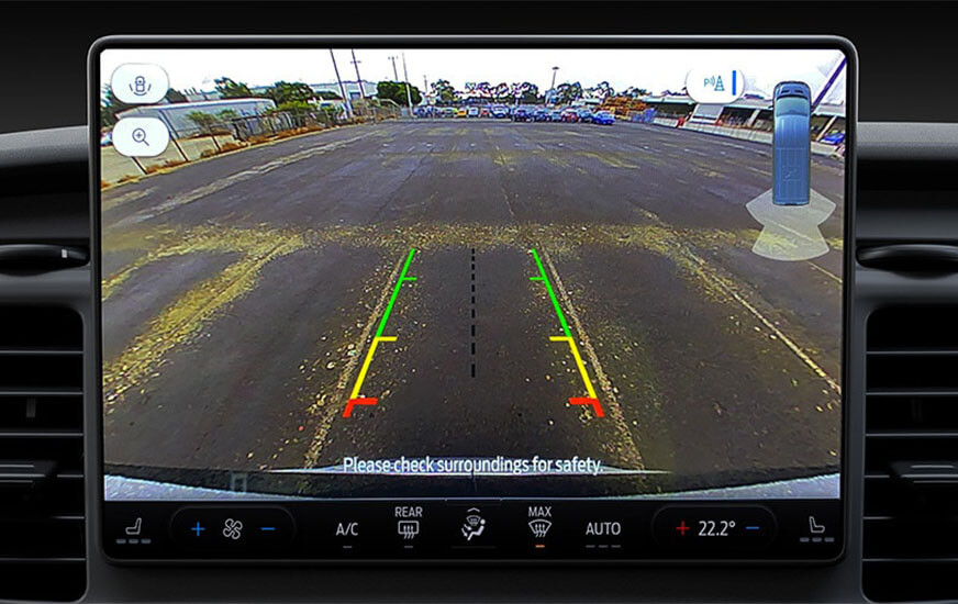 Reverse Camera with Front and Rear Parking Sensors Image