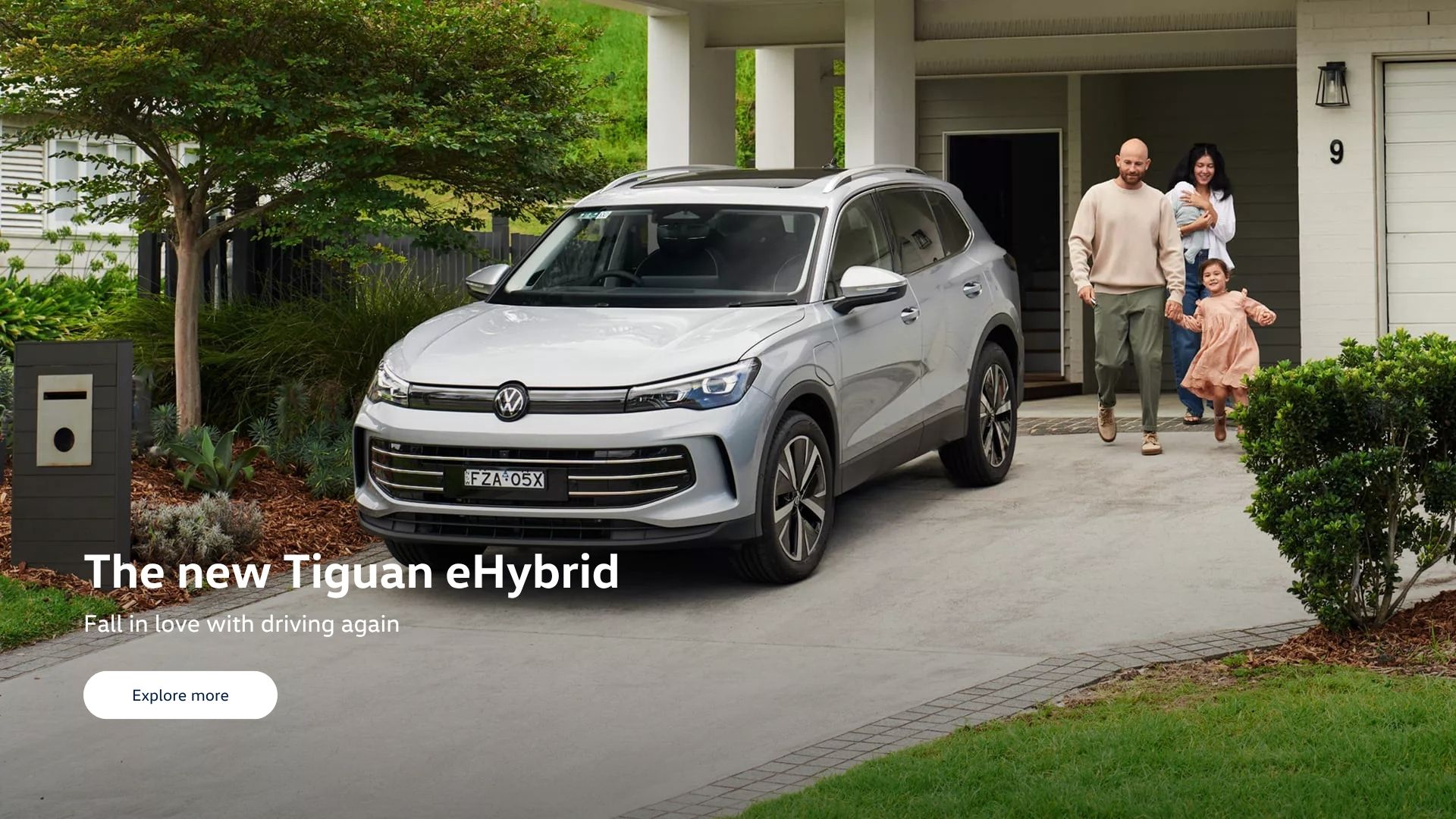 The new Tiguan eHybrid. Battery powered brilliance.