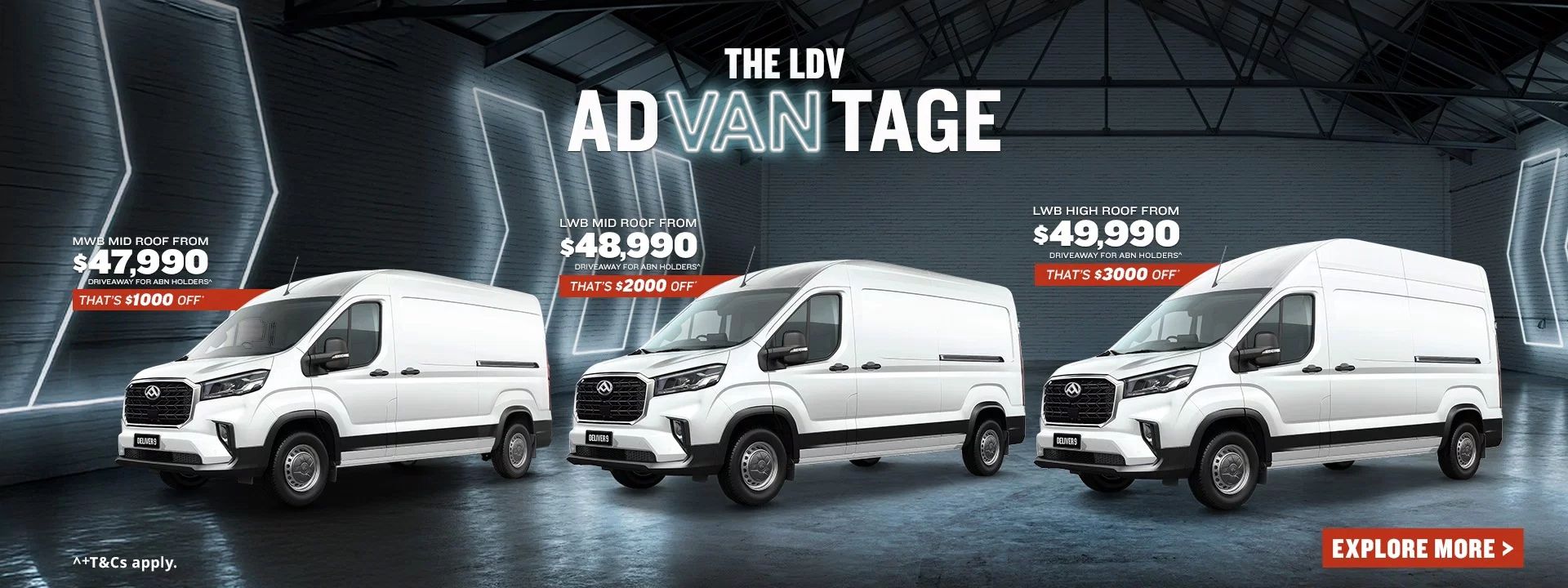 The LDV Advantage. Explore more.