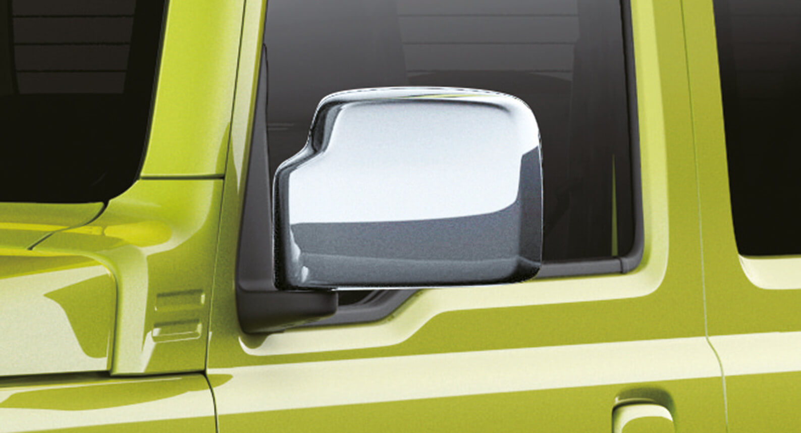 Jimny - Chrome Door Mirror Cover (3-Door)