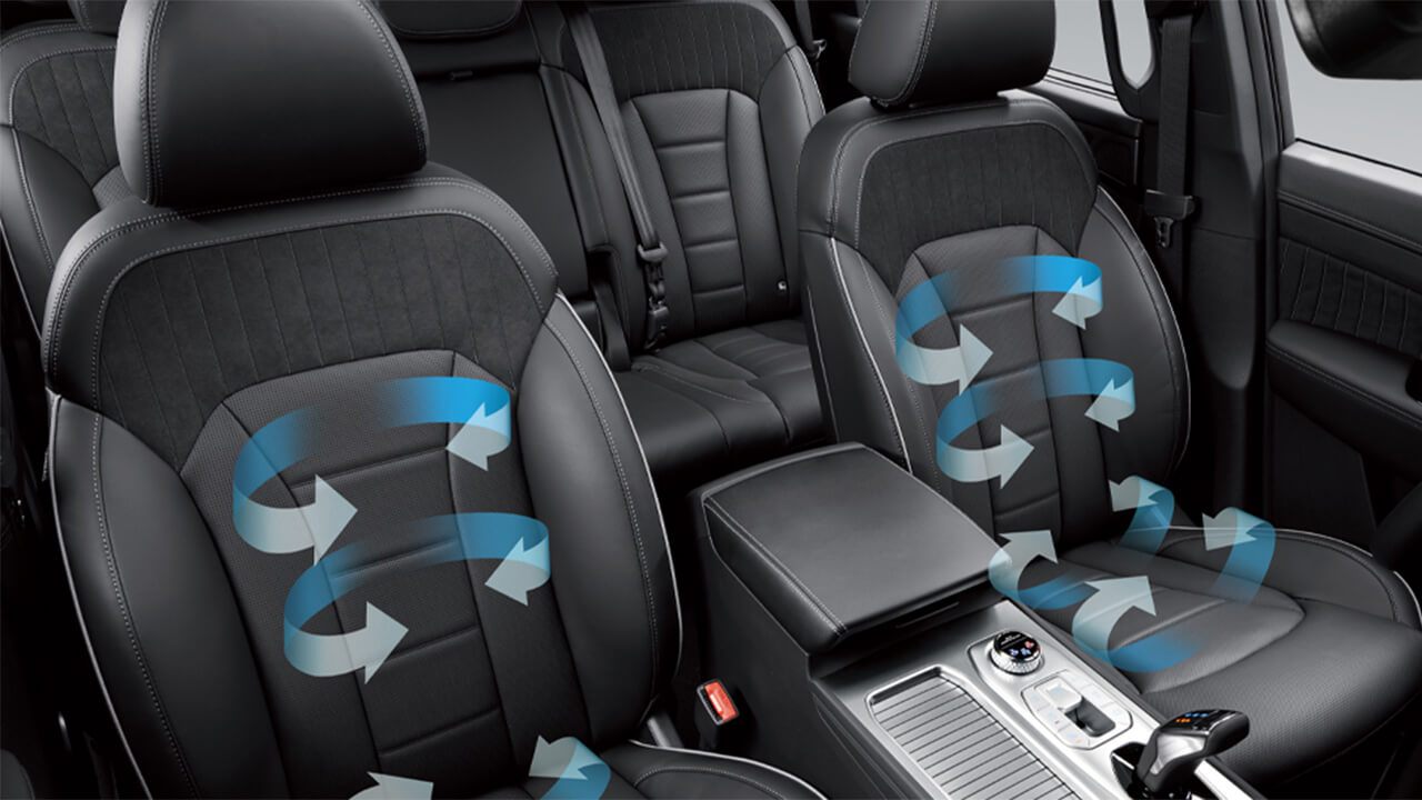 Ventilated front seats Image