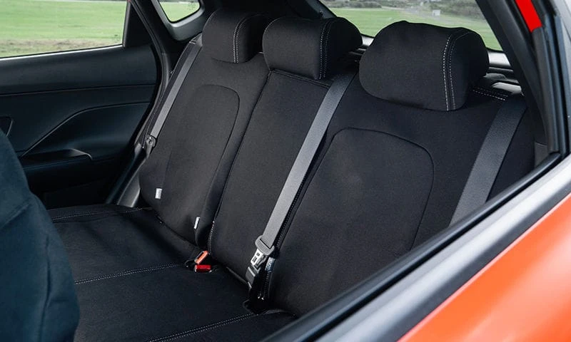 Neoprene rear seat cover