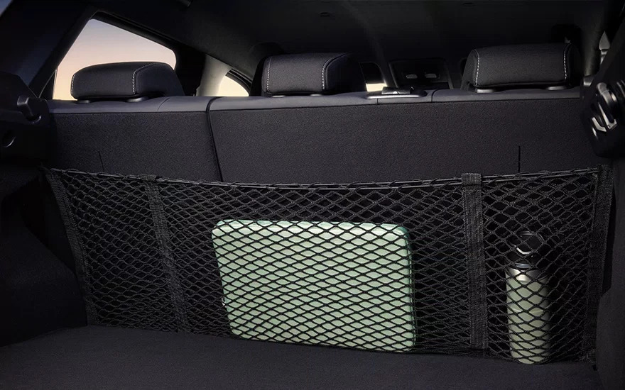 Vertical boot storage net