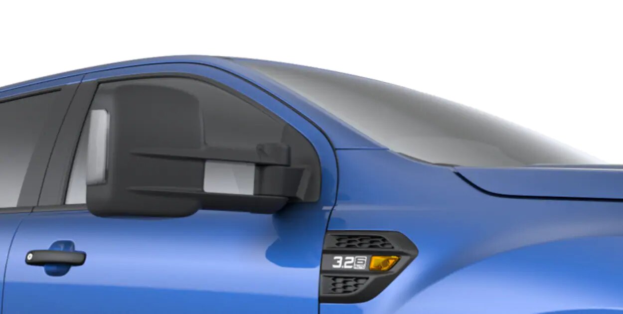 <img src="Towing Mirrors Black with Powerfold - Clearview