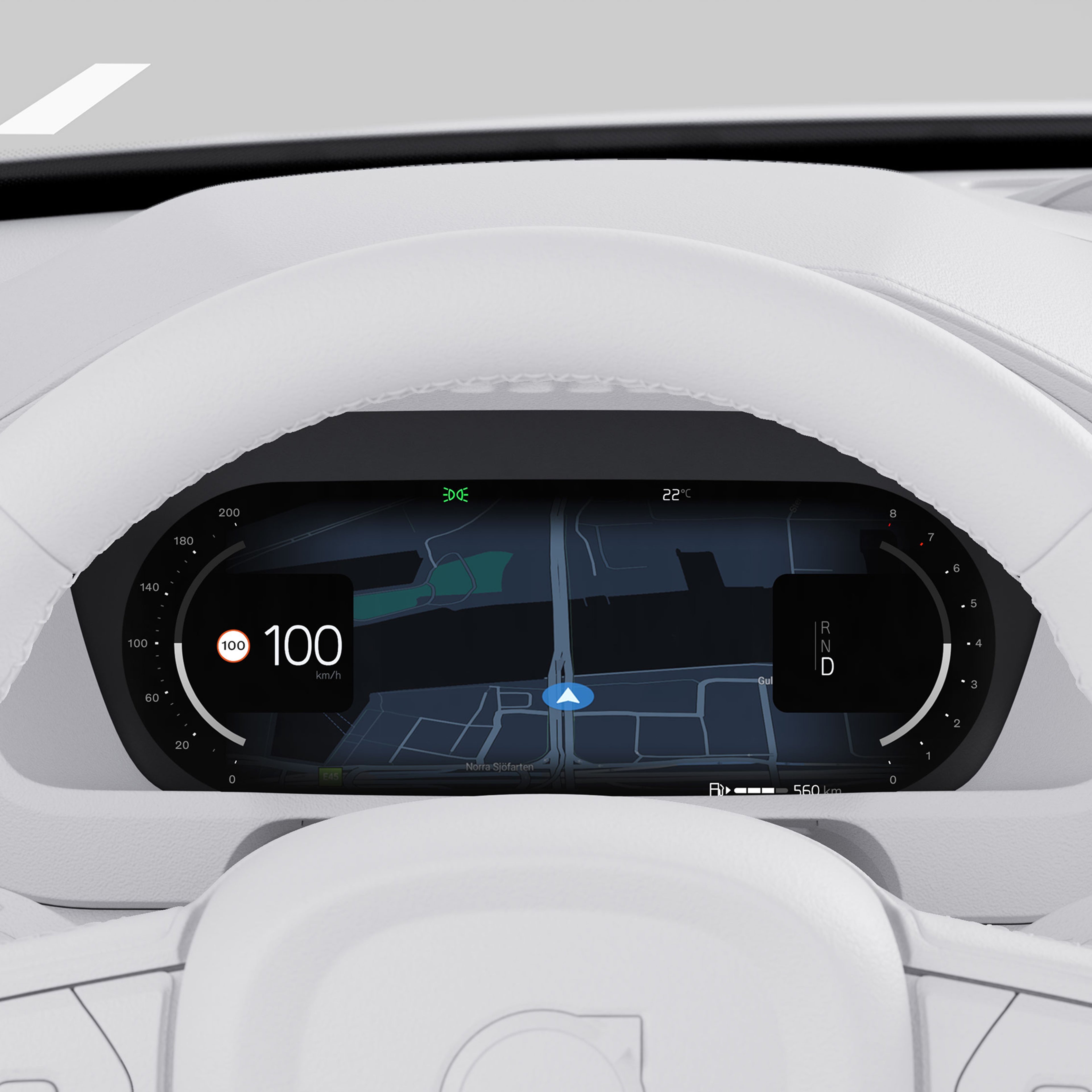 12.3-inch driver display Image