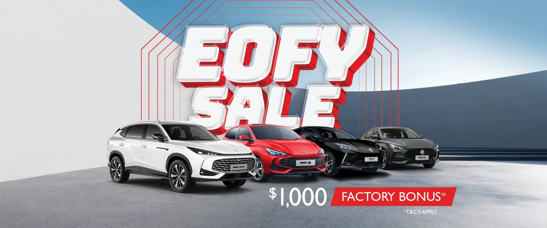 MG - EOFY Sale