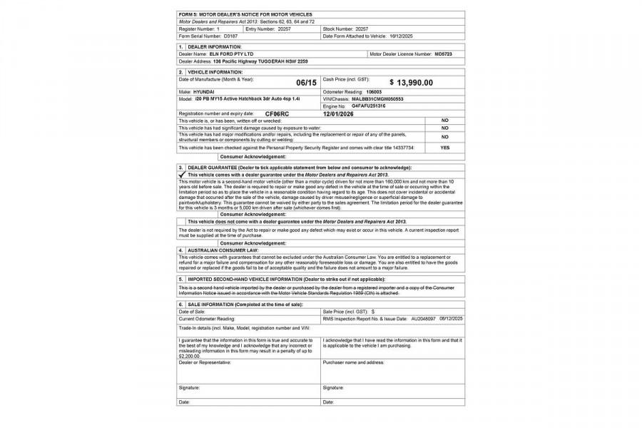 2015 Hyundai i20 PB Active Hatch Image 19