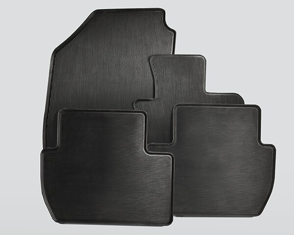Rubber mat set - front and rear (high edge) Image