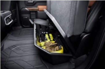 Rear Under seat Lockable Storage Organiser