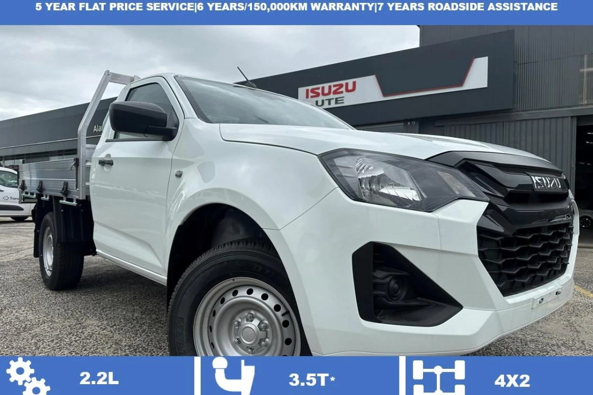 2026 MY25.5 Isuzu D-MAX RG SX High Ride Cab Chassis