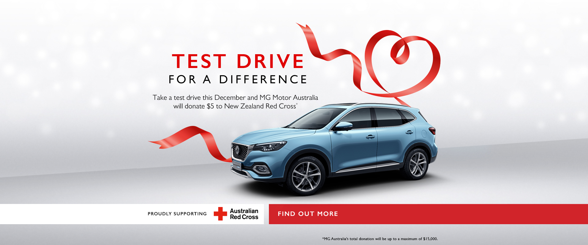 MG And Australian Red Cross Support Test Drive For A Difference