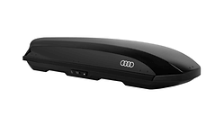 Ski and luggage box, brilliant black, 430 l