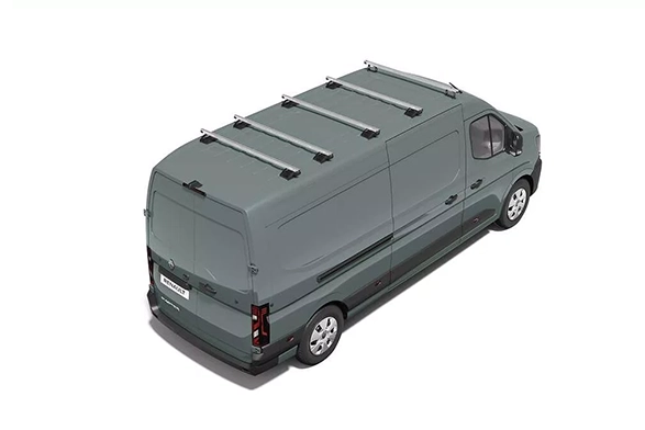 Aluminium roof bars - front kit