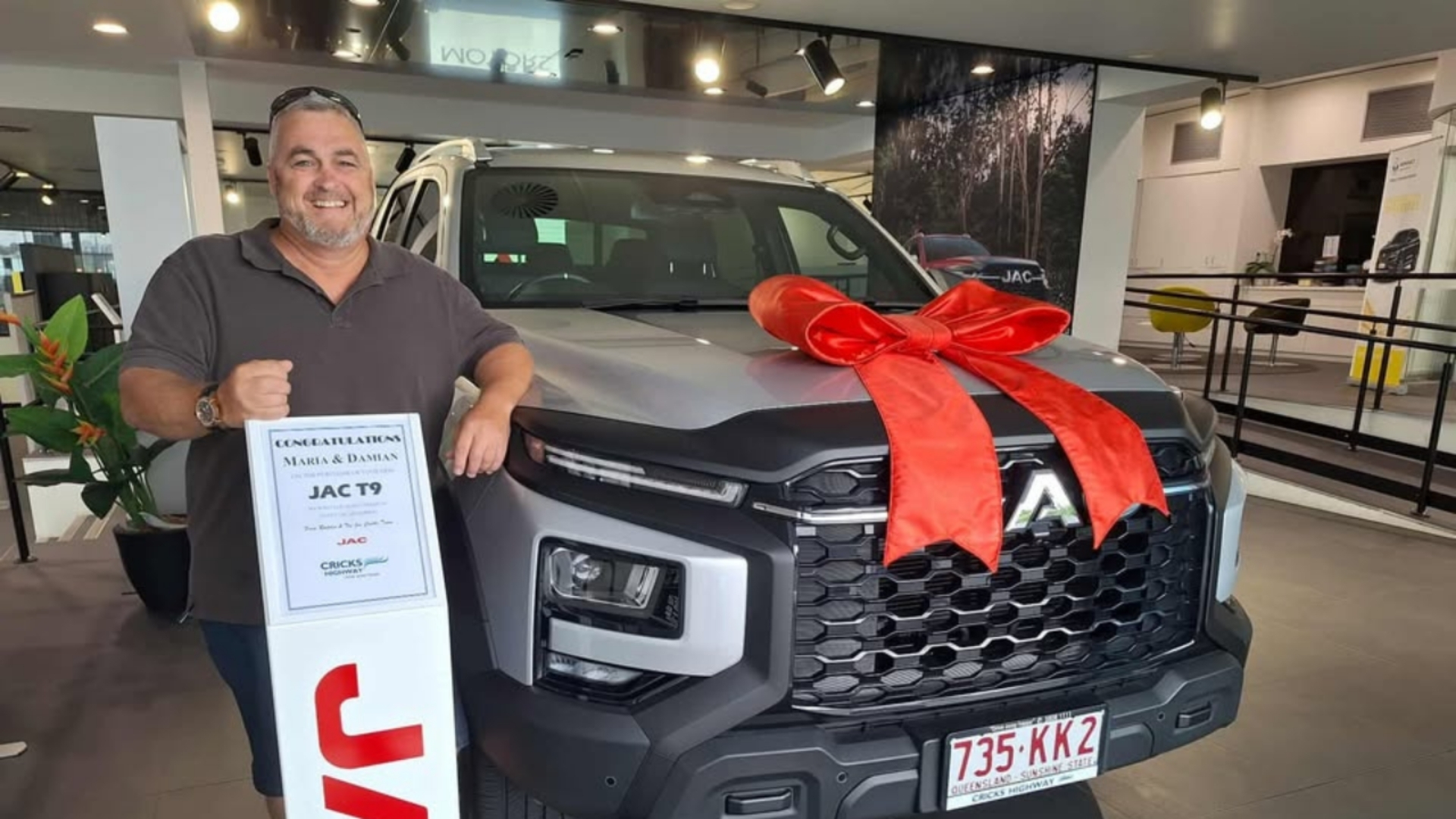 I drive a JAC. As told by Damo Stuart from QLD.