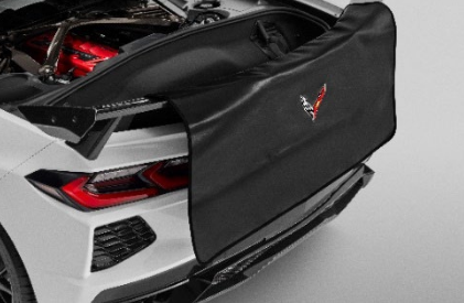 Rear Fascia Protector with Crossed Flags Logo