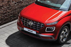 Venue Cascading front grille.