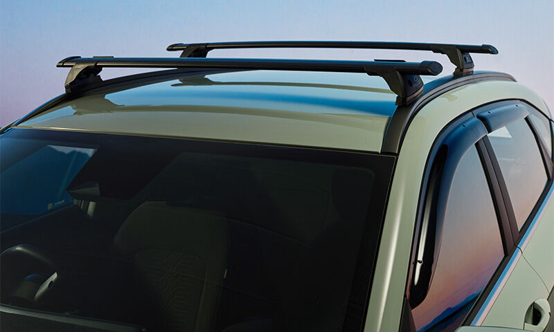 Hyundai genuine roof racks - through