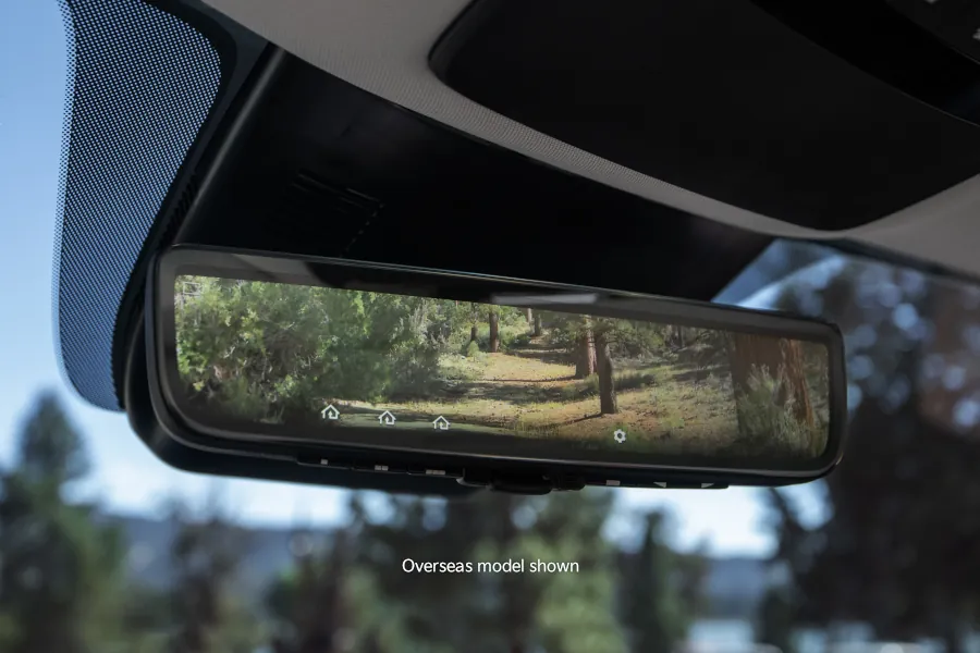 Digital centre mirror