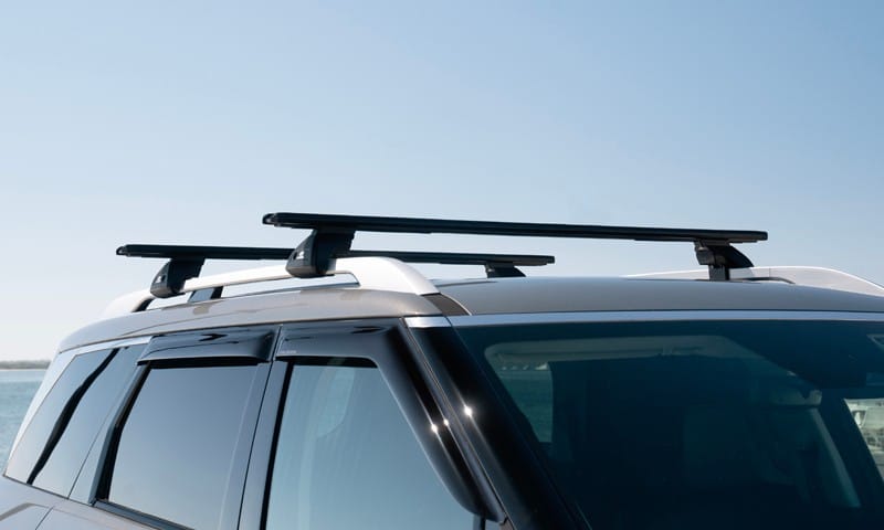 Hyundai genuine roof racks | through