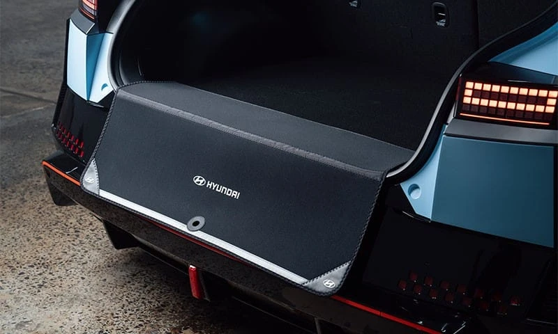 Fabric rear bumper protector