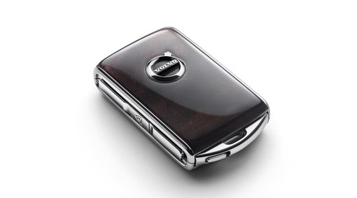 Remote key fob shell - wood