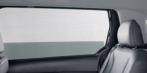 Rear window shades