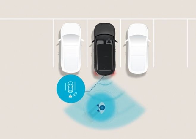 Parking Collision-Avoidance-Rear (PCA-R) Image