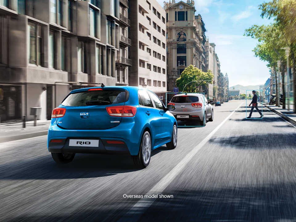 AEB with Forward Collision Warning System (FCWS)