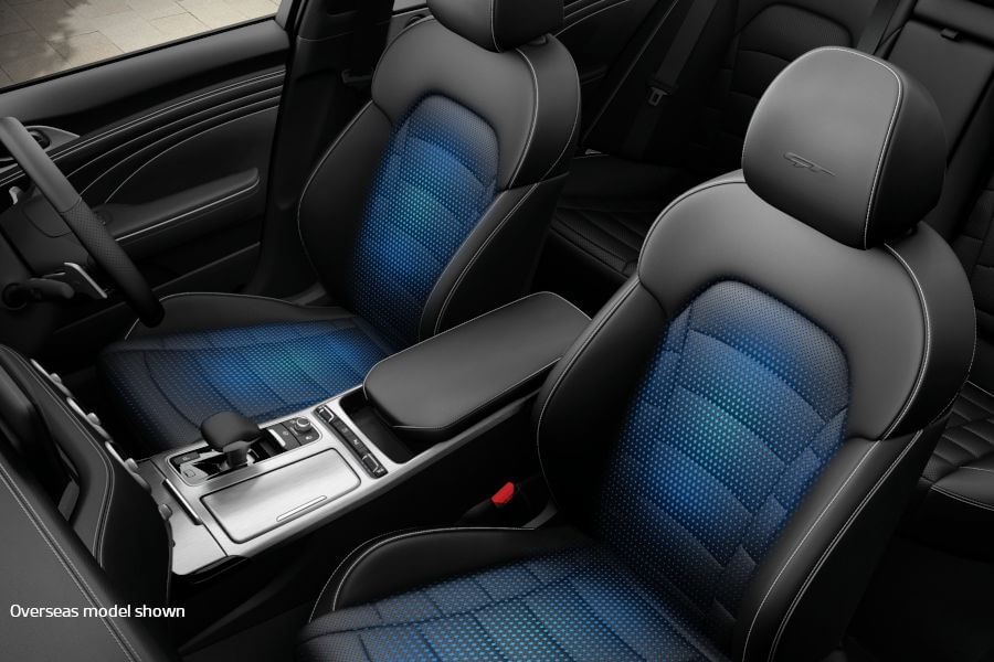 Heated and ventilated seats