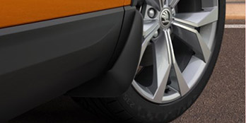 Front mud flaps