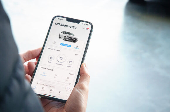 Bluelink<sup>TM[P2]</sup> connected car service.