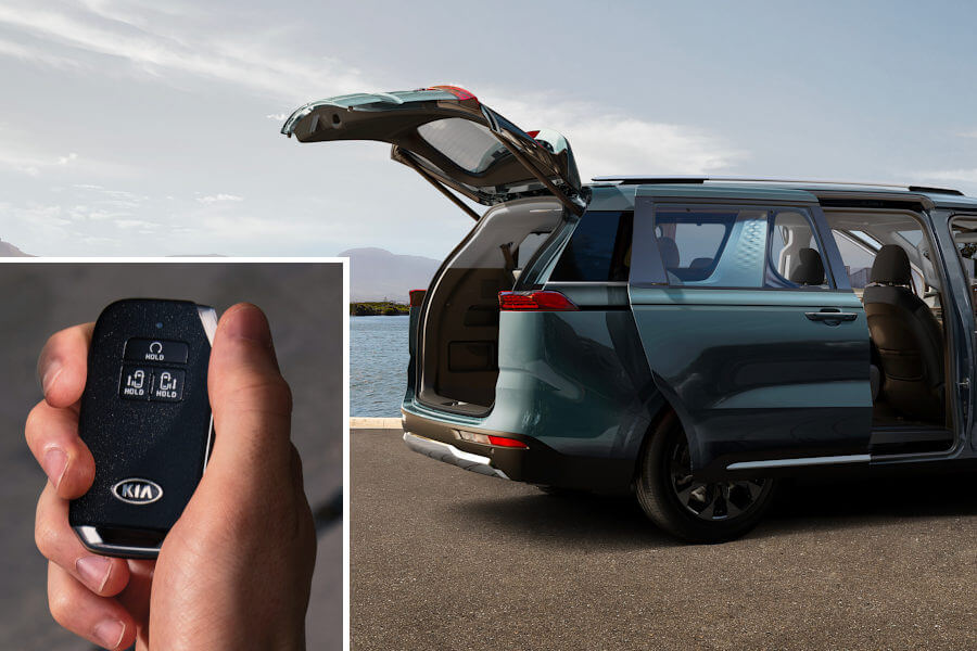 One-touch open and close power doors and tailgate