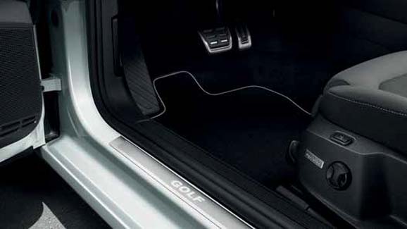 Door sill protection plate