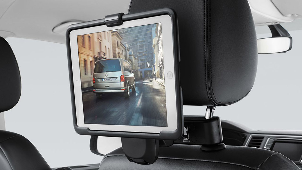 Tablet holder, coat hanger and bag hook Interior Image