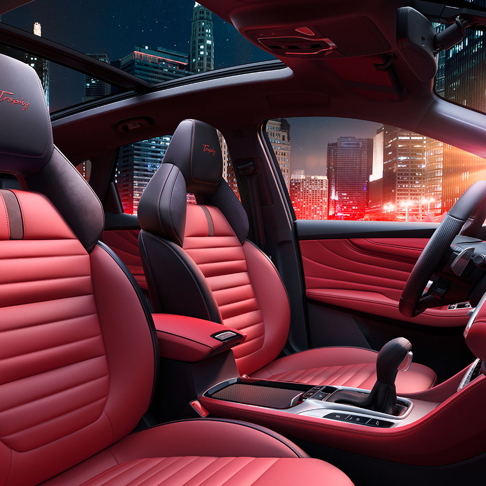 Luxuriously spacious