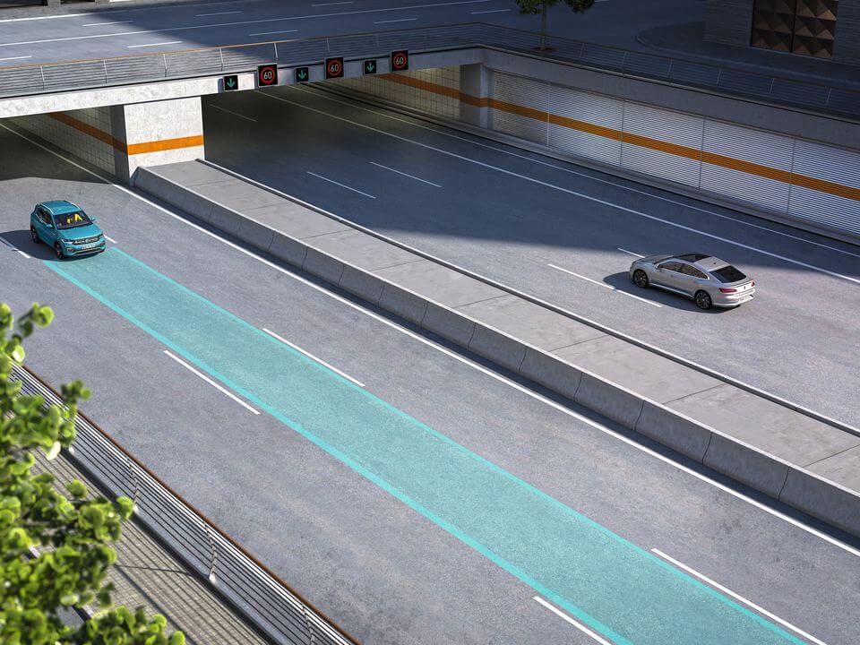 Keep in line Lane Assist Image