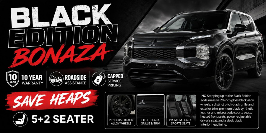 2026 Mitsubishi Outlander ZM Black Edition SUV Image 1