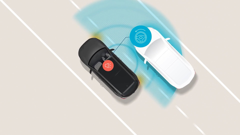 Blind-Spot-Collision-Avoidance Assist - Rear (BCA-R) Image