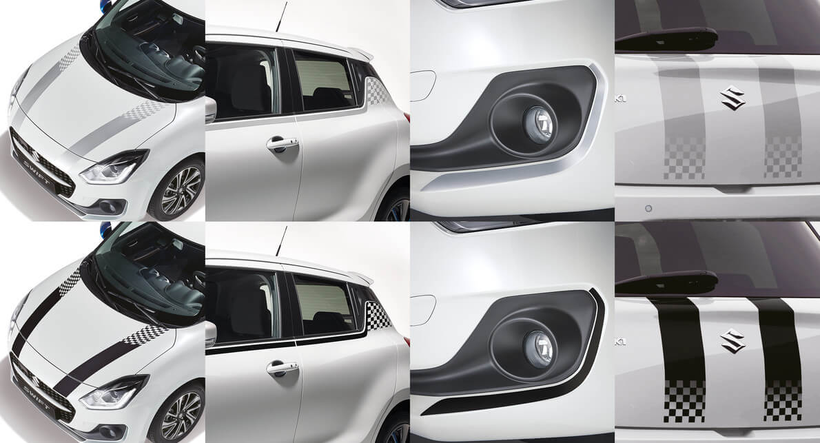 Swift Body Decal Set (Silver or Black)