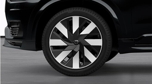 21" 8-Spoke Black Diamond Cut - 1254