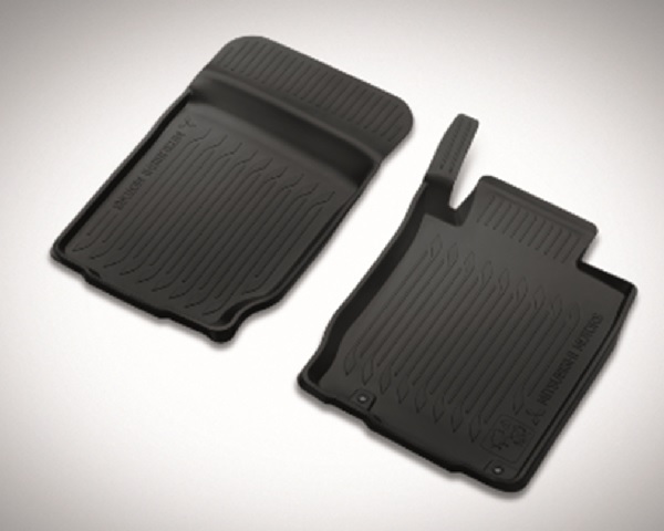 Rubber mat set - front