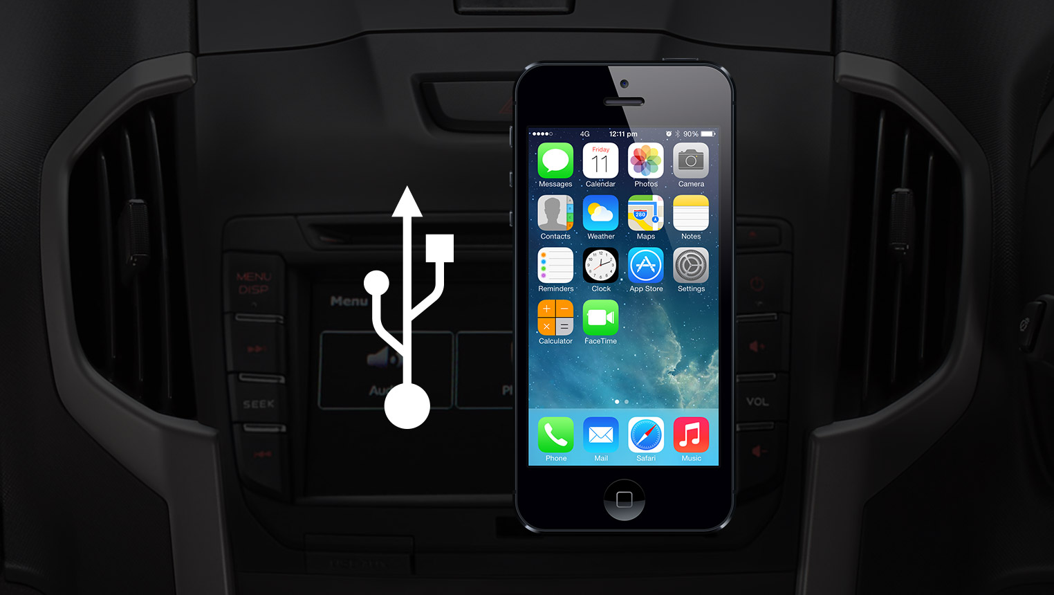 Sky Sound, iPhone and USB connectivity Image