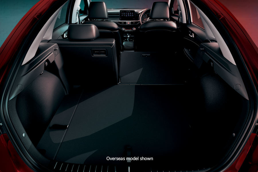 Split fold rear seats
