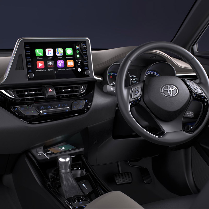 C-HR Apple CarPlay, Android Auto, and more.