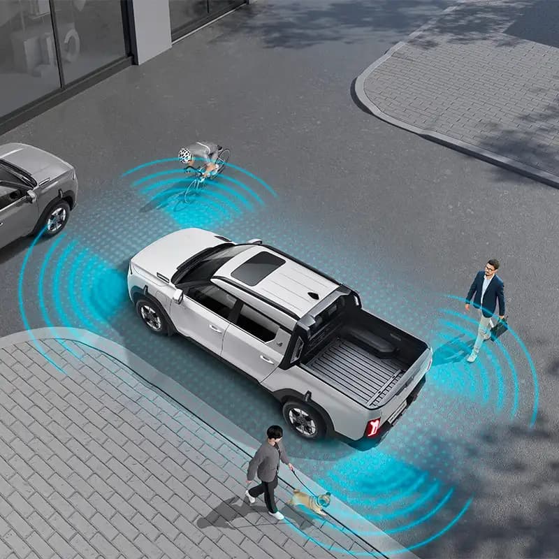 4-Corner Blind Spot Detection Image