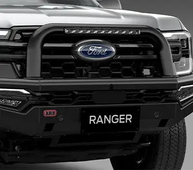 Bull Bar - Summit Sahara Steel with Lightbar