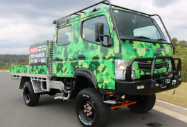 2025 Fuso Canter 4x4 4X4 CREW CAB  TOY HAULER  Tray Dropside