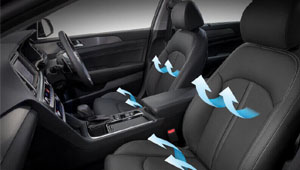 Sonata Ventilated front seats.